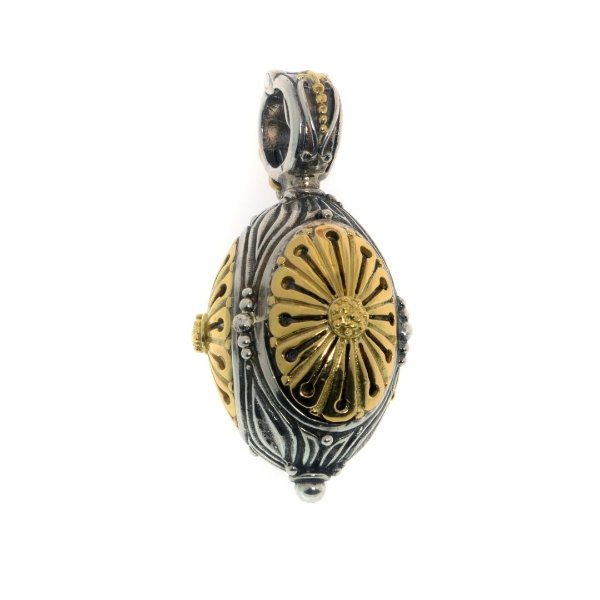 Hebe Sterling Silver And 18k Yellow Gold Pendant MEKJ608-130