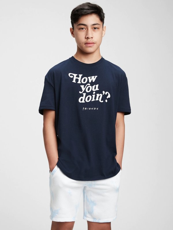 Teen | Friends 100% Organic Cotton Graphic T-Shirt