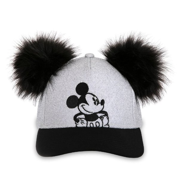 Mickey Mouse Grayscale Baseball Cap for Adults | shopDisney