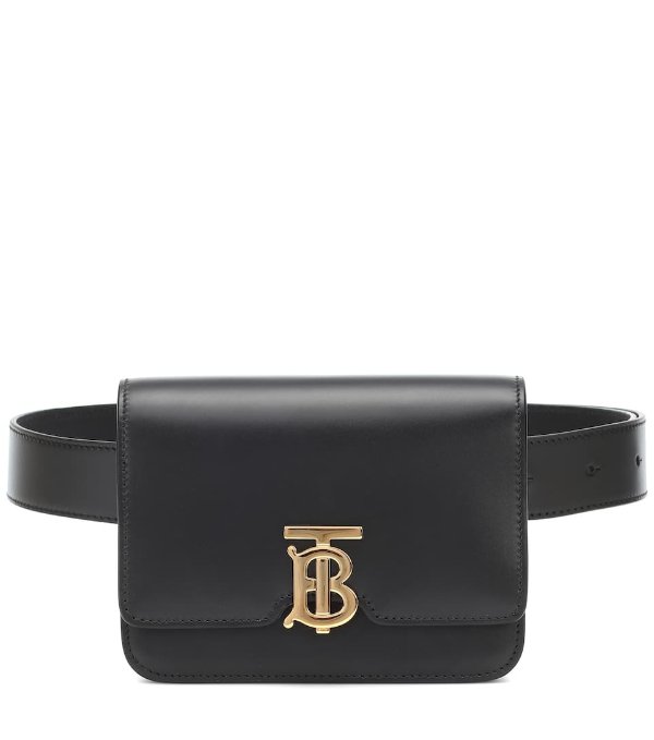 TB leather belt bag