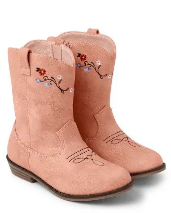 Girls Embroidered Floral Cowgirl Boots - Western Skies | Gymboree