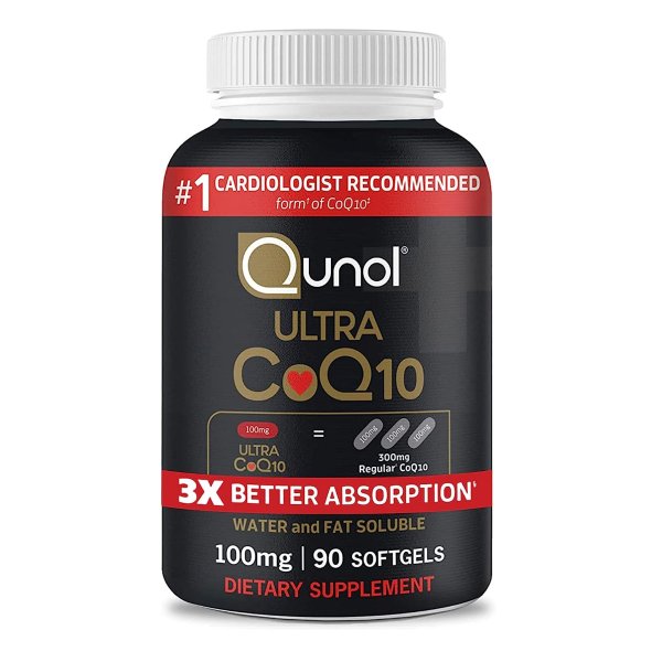 CoQ10 100mg Softgels Ultra 3X Better Absorption Coenzyme Q10 Supplements 90 Count