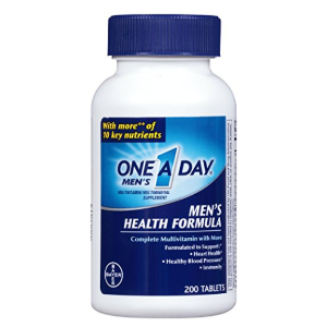 One A Day Multivitamin, Men's Health Formula , 200 Tablet Bottle