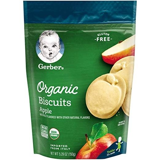 Organic Gluten Free Biscuits, Apple, 6 Count