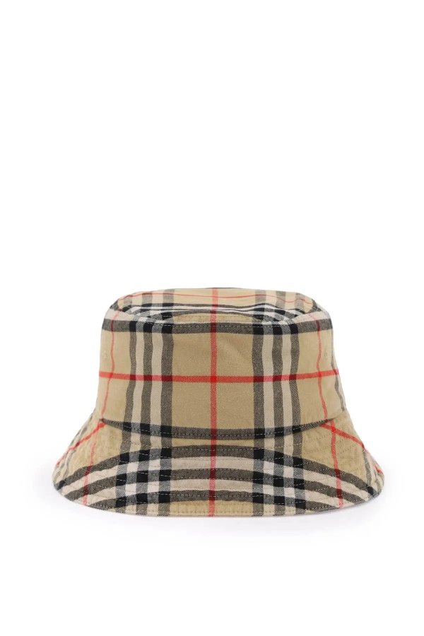 Check cotton bucket hat Burberry