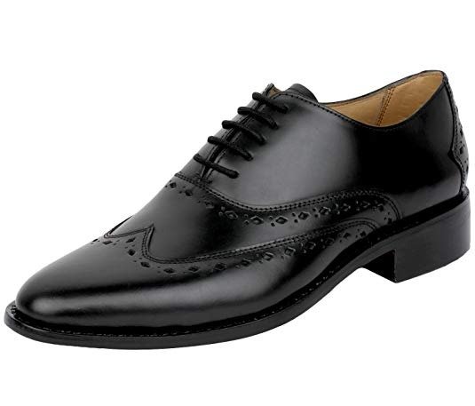 Lethato Wingtip Oxford Goodyear Welted Formal Handmade Leather Dress Shoes