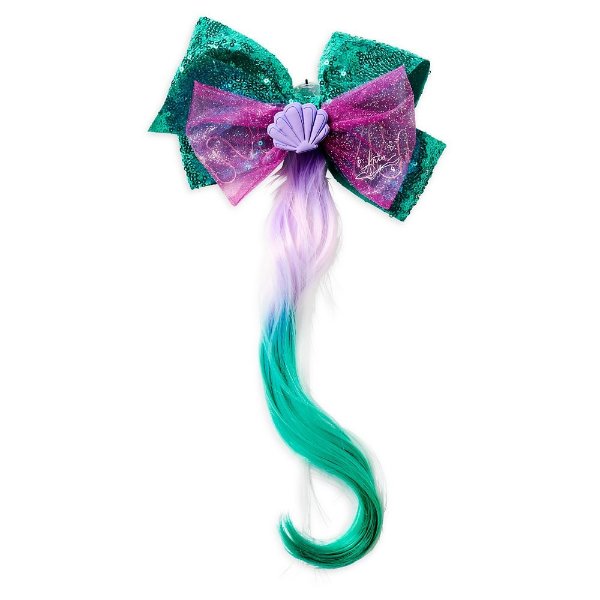 Ariel Light-Up Bow and Hair Extension – The Little Mermaid | shopDisney
