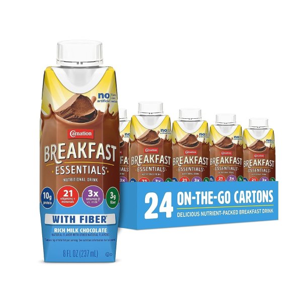 Carnation 早餐高蛋白巧克力牛奶 8oz 24瓶