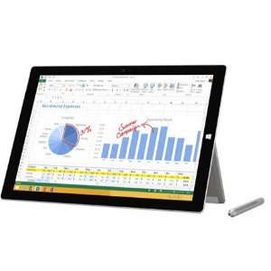翻新Surface Pro 3 12寸 64GB平板电脑 (银色)