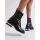 CASATI Combat Boots in black Calf Leather | Nicholas Kirkwood
