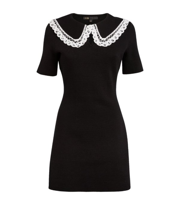 Sale | Maje Lace Collar Mini Dress | Harrods US