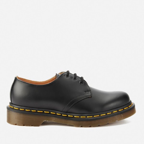 1461 Smooth Leather 3-Eye Shoes - Black - UK 3