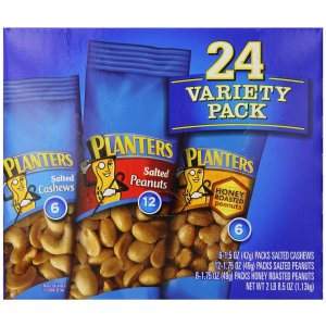 Planters Nut 综合坚果包，24包, 2 磅装