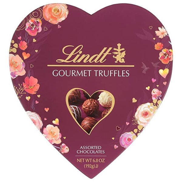 Assorted Gourmet Chocolate Truffles, Valentine's Day Box of Assorted Chocolate, 6.8 oz.