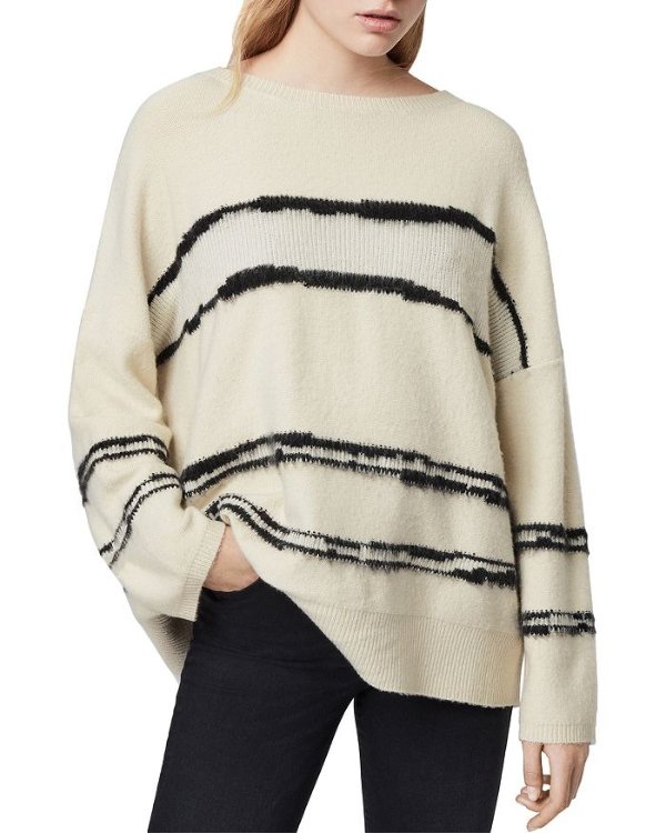 Tara Striped Pullover Sweater