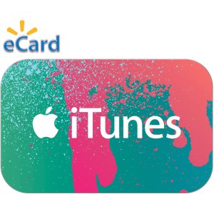 $50 iTunes 电子礼卡