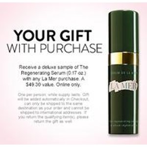 with any La Mer purchase @ Nordstrom