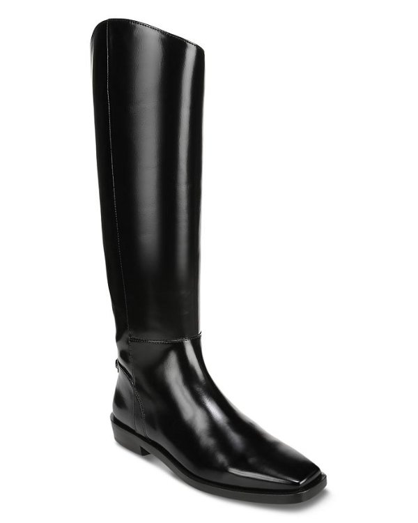 Women's Cesar Square Toe Wide Calf Tall Boots