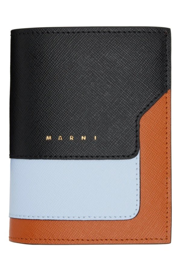 Multicolor Leather Bifold Wallet