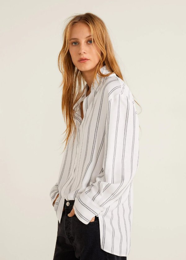 Oversize striped shirt - Women | OUTLET USA