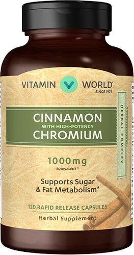 Cinnamon Vitamins 1000 mg. Complex | Vitamin World