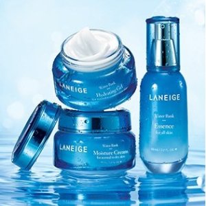 Water Bank and free shipping on $35+ plus Receive a travel size Water Bank Moisture Cream with any purchase @Laneige