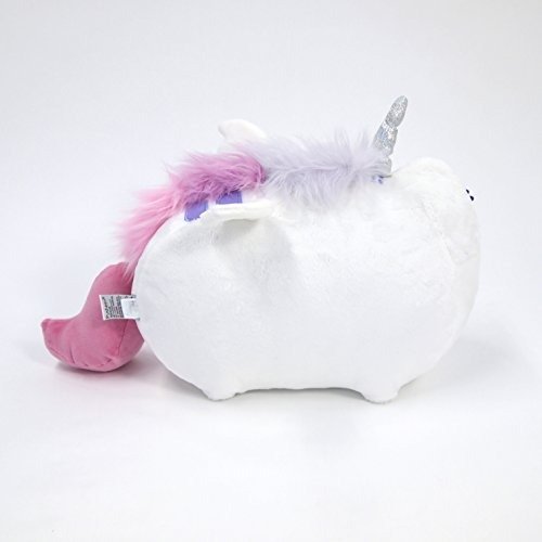 Pusheen Super Pusheenicorn Unicorn Sound and Lights Plush Stuffed Animal, White, 17"