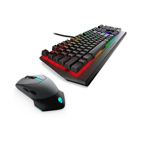 Alienware RGB Dark Side of the Moon Mechanical Gaming Keyboard & Gaming Mouse - AW410K & AW610M