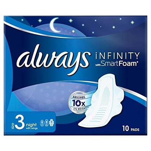 Infinity夜用液体卫生巾 10片*2盒