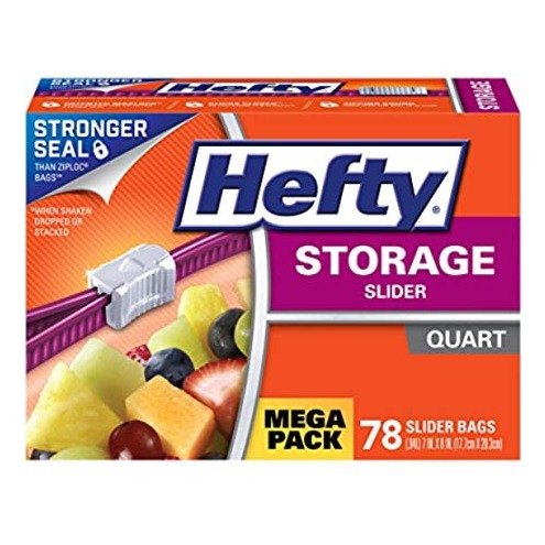 Hefty Slider Food Storage Bags