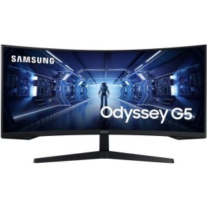 比黑五低：Samsung Odyssey G5 34" 21:9 2K 165Hz FreeSync 曲面显示器