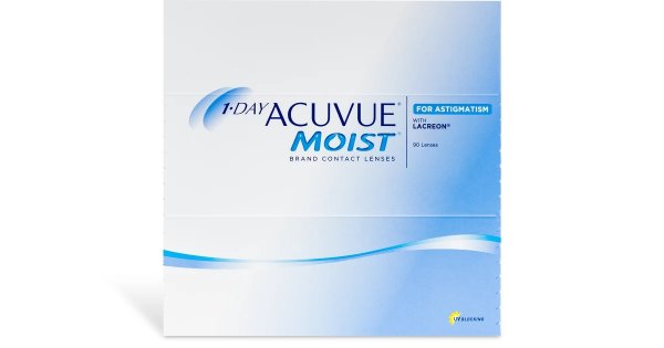 1-Day Acuvue Moist for Astigmatism 90 pack | 1-800 CONTACTS