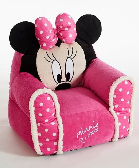 Minnie Mouse Pink Polka Dot Bean Bag Chair