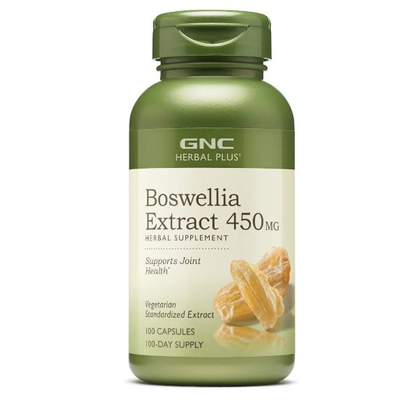 Herbal Plus Boswellia Extract 450mg | Supports Joint Health | 100 Capsules