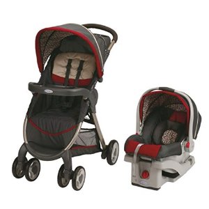 Graco FastAction Fold Click Connect Travel System Strollers @ Amazon