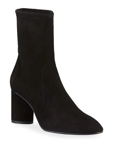 Marg 75 Stretch Suede Booties