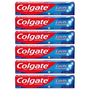 补货：Colgate 含氟防蛀牙膏 177ml 6支装
