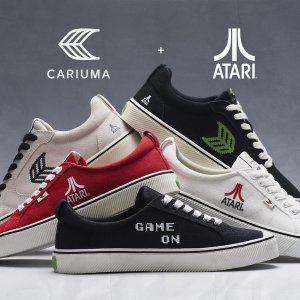Cariuma X Atari 游戏公司联名运动鞋上新 男女款都有