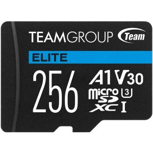 Team 256GB Elite microSDXC UHS-I U3 V30 A1 Memory Card