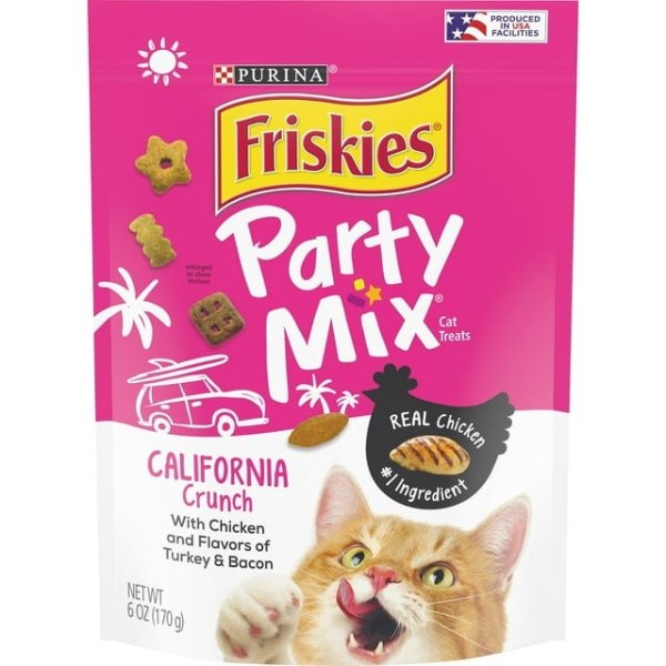Cat Treats, Party Mix California Crunch With Chicken