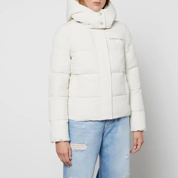 Jeans Shell Padded Puffer Jacket