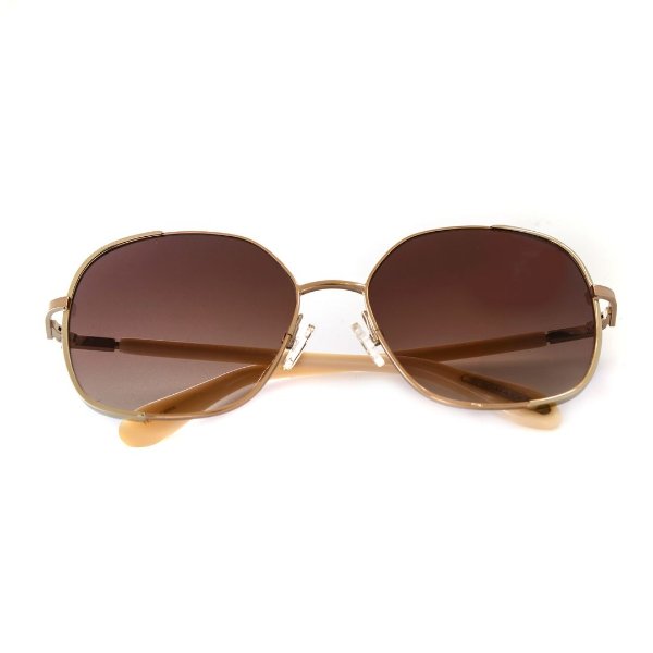 BCBG Gold/Silver & Brown Retro Sunglasses BA4007-718
