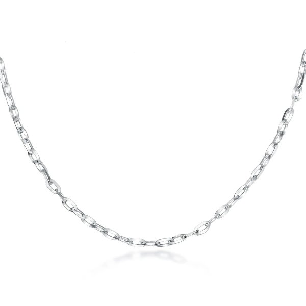 Machinery Chain 18K White Gold Necklace - 04726N | Chow Sang Sang Jewellery