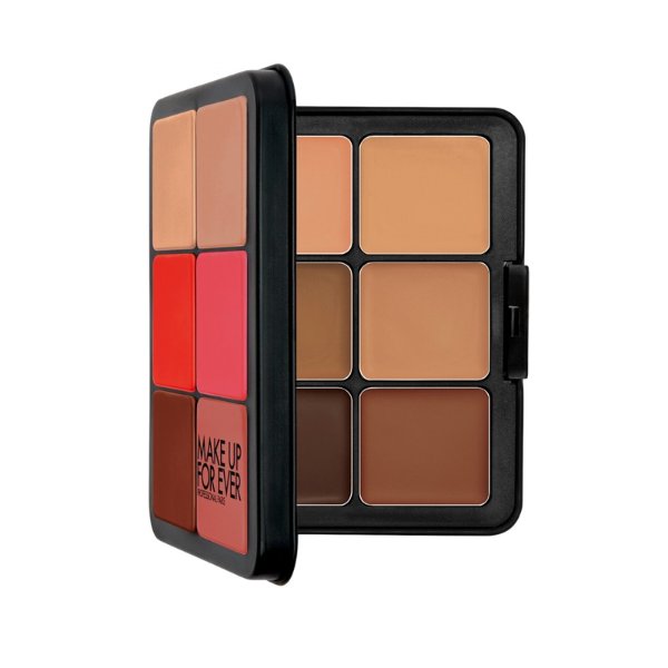 HD SKIN FACE ESSENTIALS PALETTE WITH HIGHLIGHTERS Multi-Use Cream Foundation, Blush & Highlight Palette