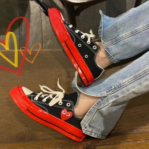 COMME DES GARCONS PLAY12周年纪念款！！x Converse 70 Low-Top Trainers