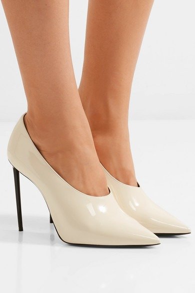 Teddy patent-leather pumps