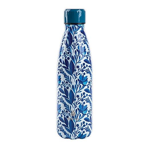 ™ Vogue® 17 oz. Double Wall Stainless Steel Bottle in Blue Folk | buybuy BABY