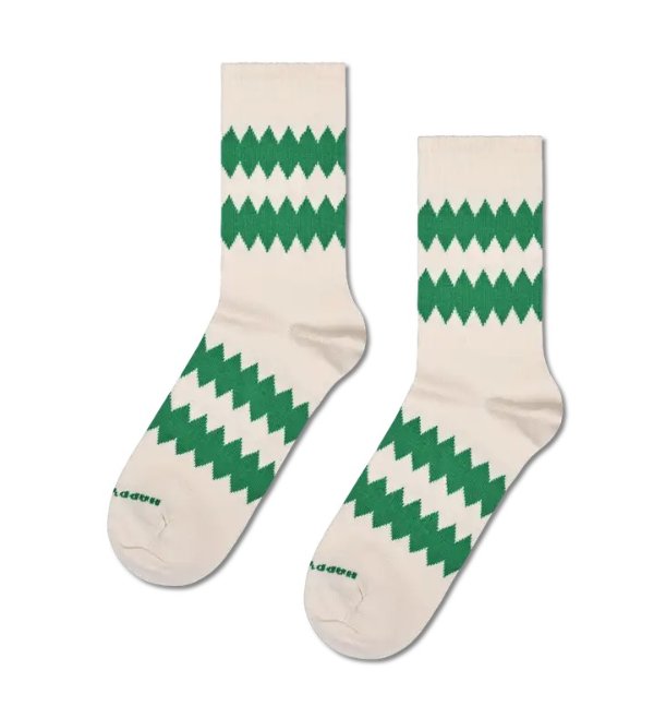 绿色条纹袜子