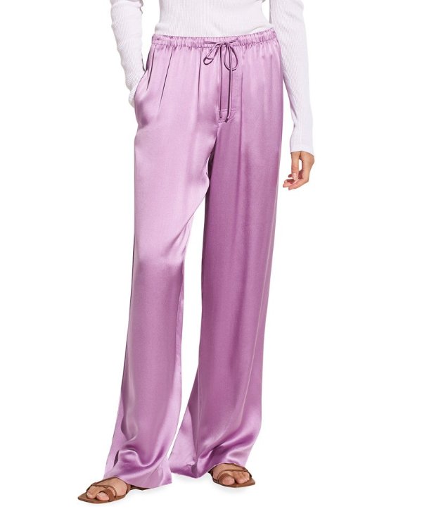 Satin Pajama Pants