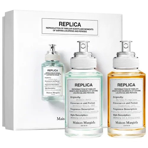 'REPLICA' Bubble Bath & By the Fireplace Fragrance Set